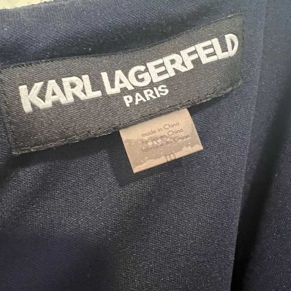 Karl Lagerfeld  Paris | Ruffle Top Slip Dress Adj… - image 6