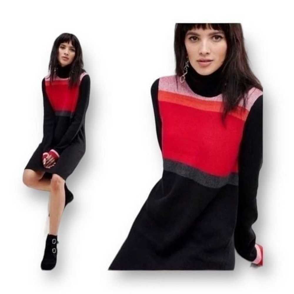 Free People Turtleneck Sweater Dress Size Large - image 1
