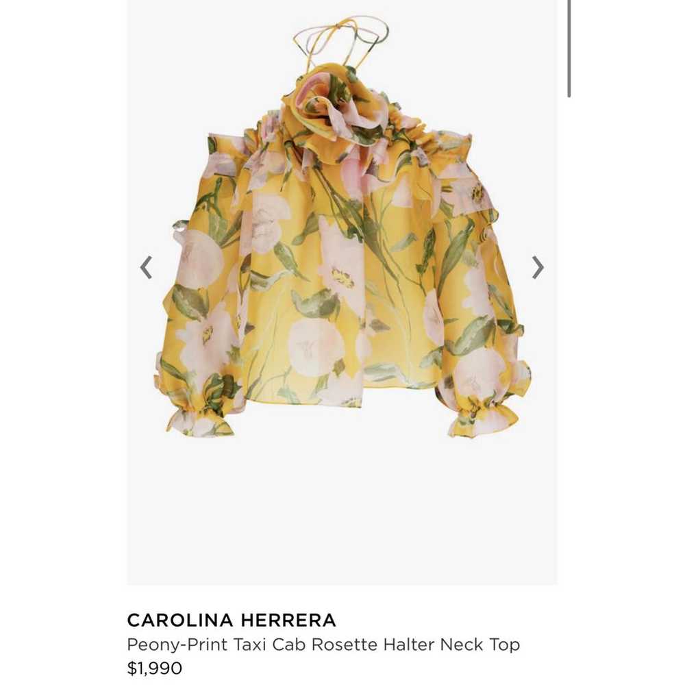 Carolina Herrera Silk blouse - image 3