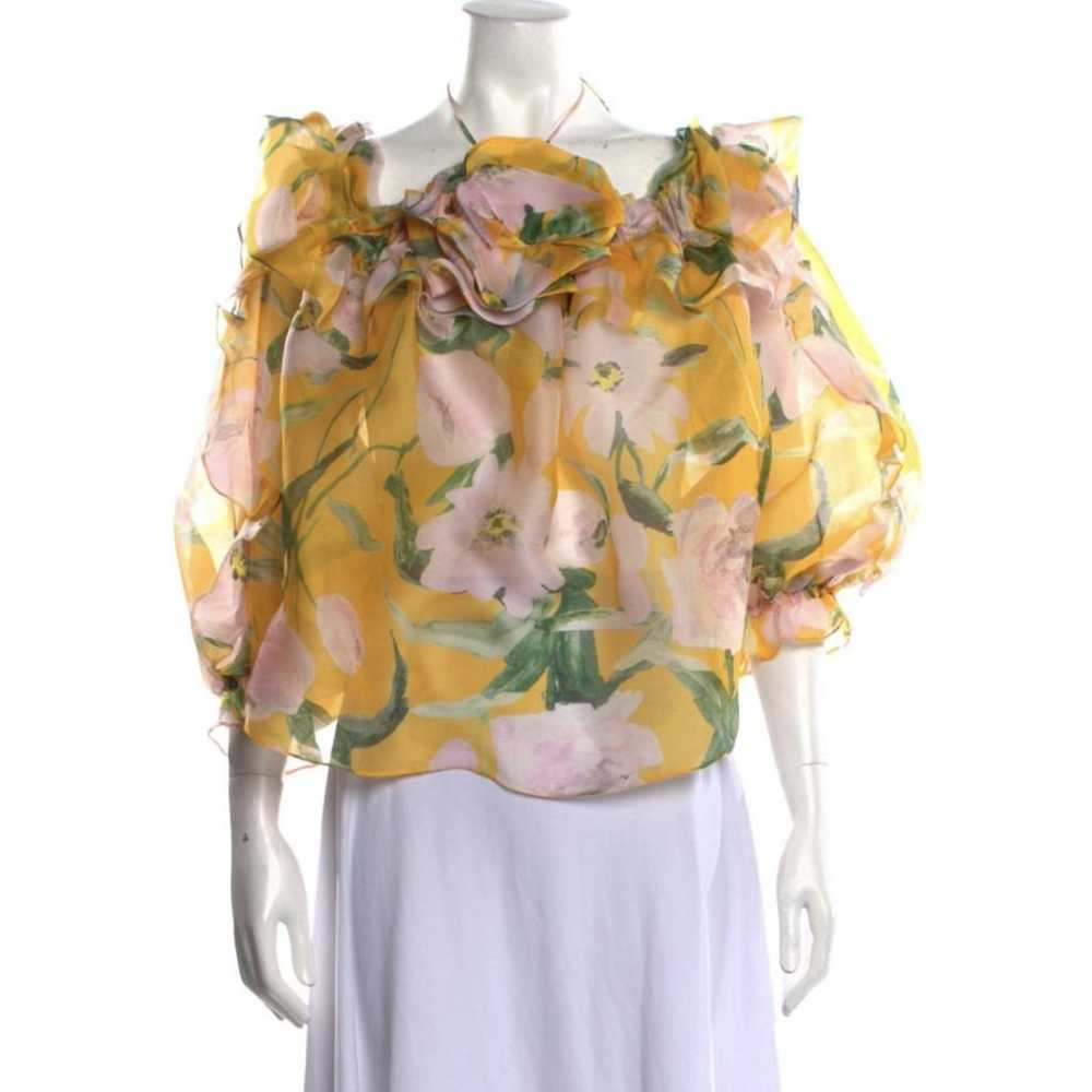 Carolina Herrera Silk blouse - image 5