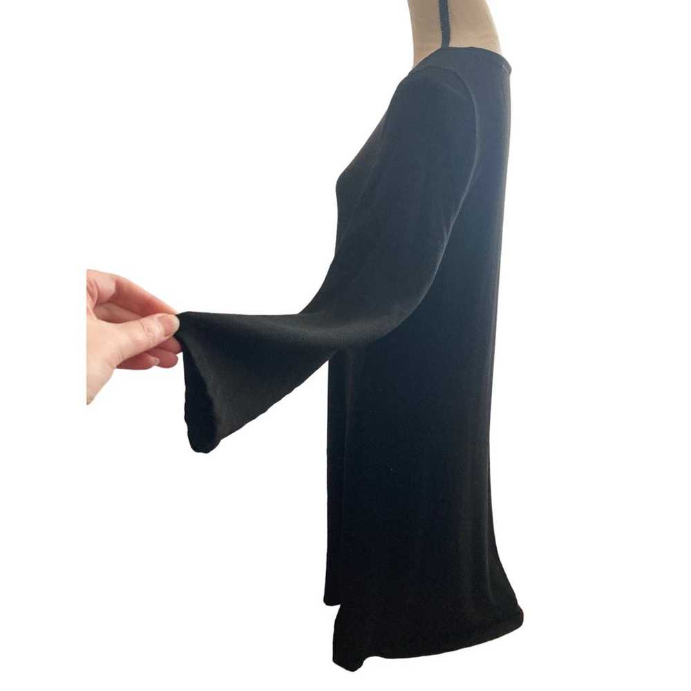 Eileen Fisher Italian yarn Easywear little black … - image 4