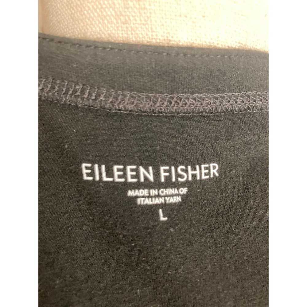 Eileen Fisher Italian yarn Easywear little black … - image 9