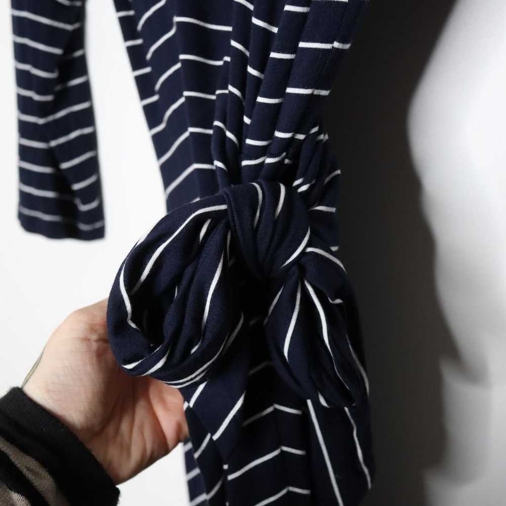 J MCGLAUCHLIN Elora Side Tie Striped Dress 3/4 Sl… - image 4