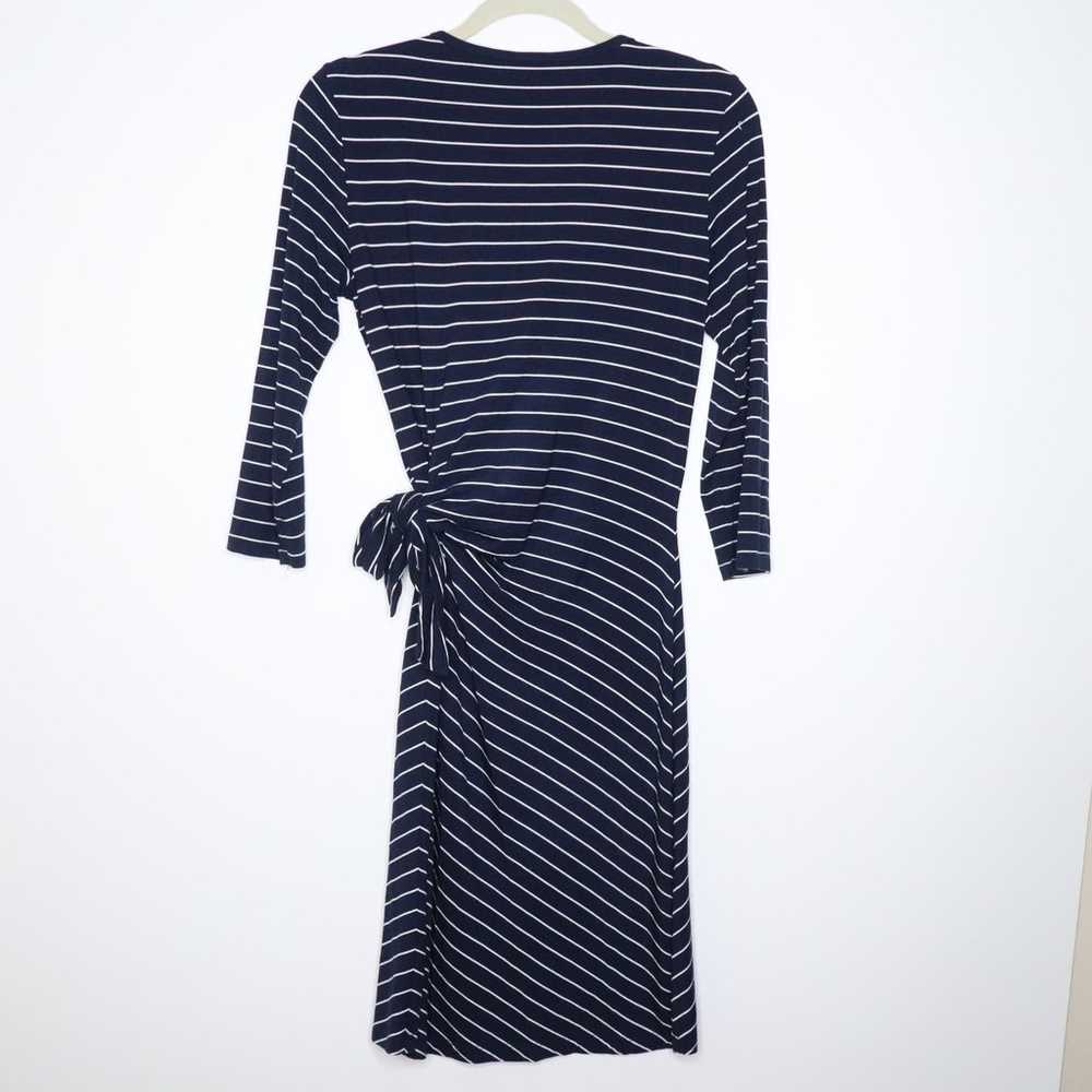 J MCGLAUCHLIN Elora Side Tie Striped Dress 3/4 Sl… - image 5