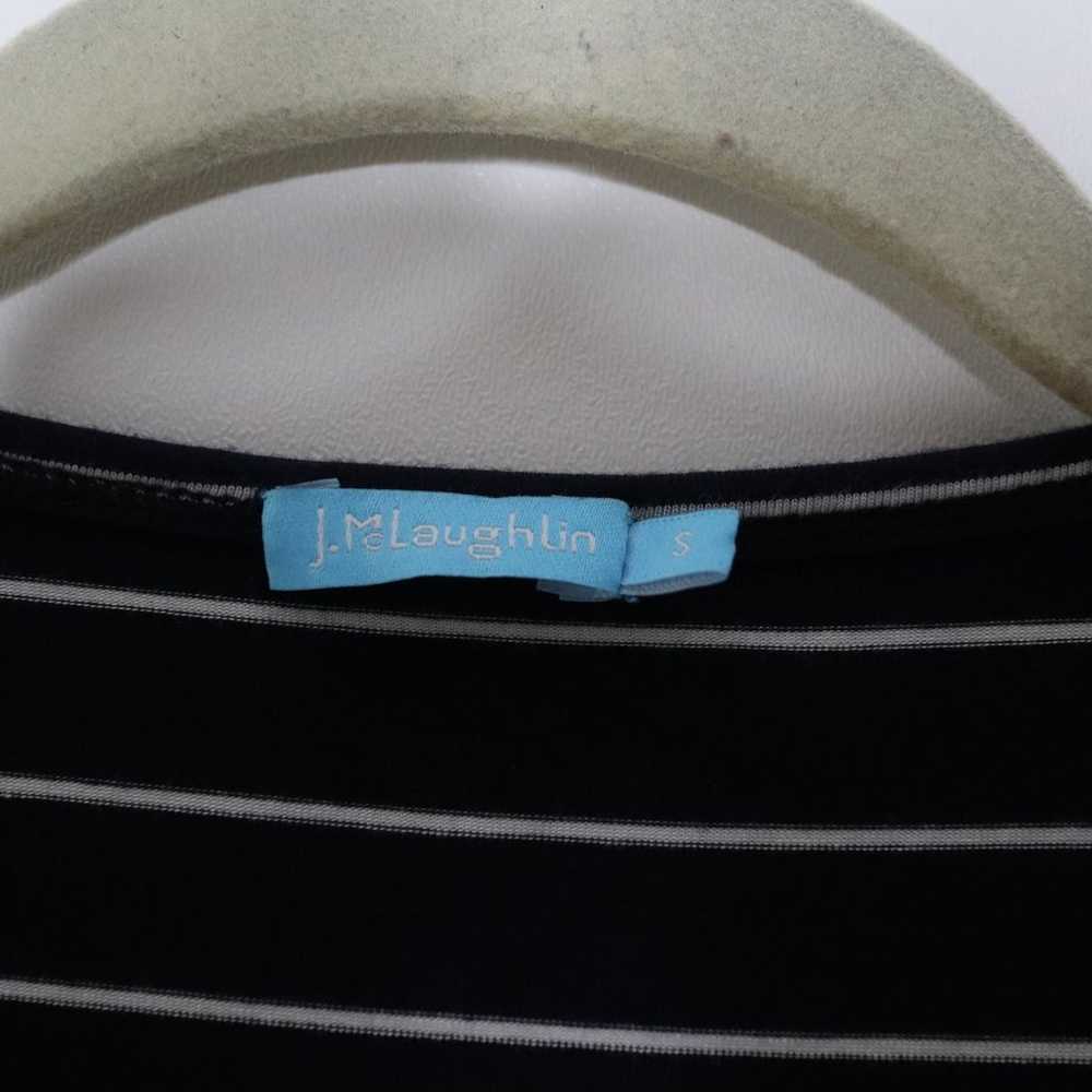 J MCGLAUCHLIN Elora Side Tie Striped Dress 3/4 Sl… - image 6