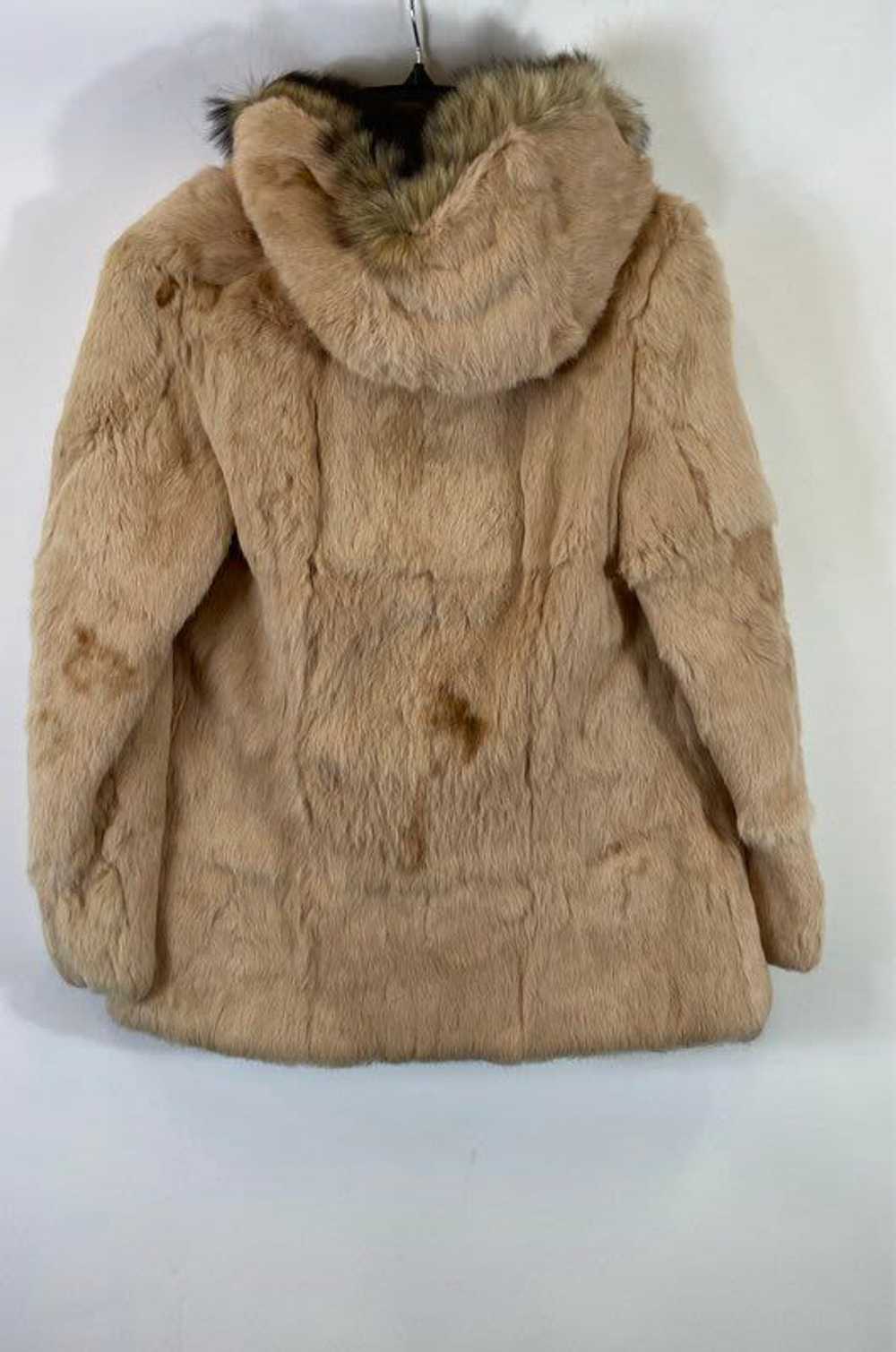 Bullocks Wilshire Bullock's Beige Rabbit Fur Coat… - image 5