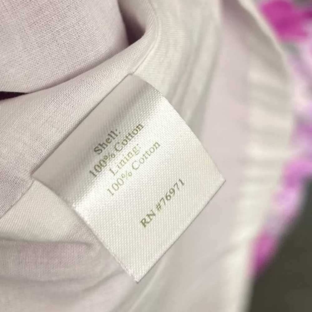 Garnet Hill Floral Print Cotton Sleeveless A Line… - image 5