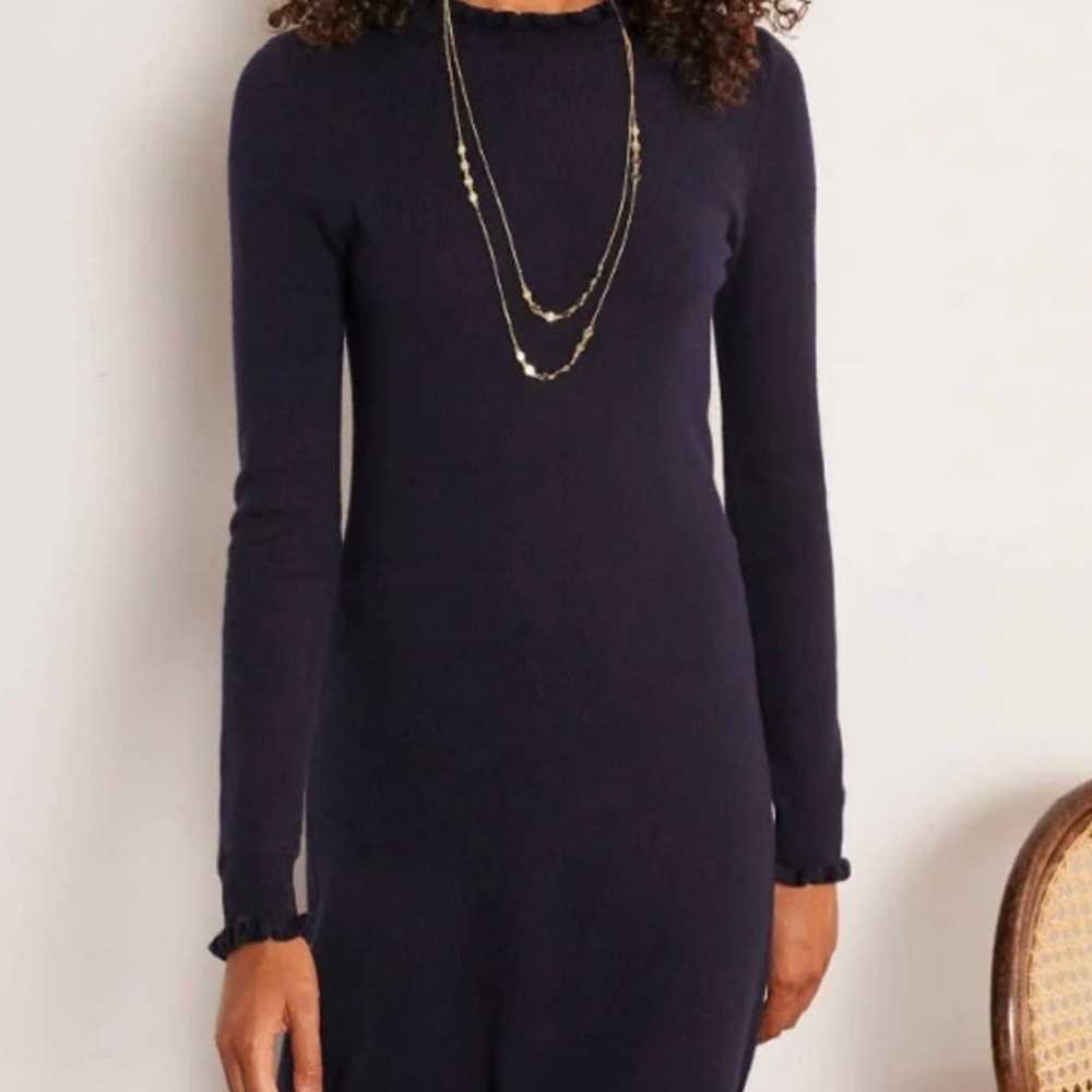 Boden Lara Sweater Dress | Navy Blue, size : US 2 - image 9