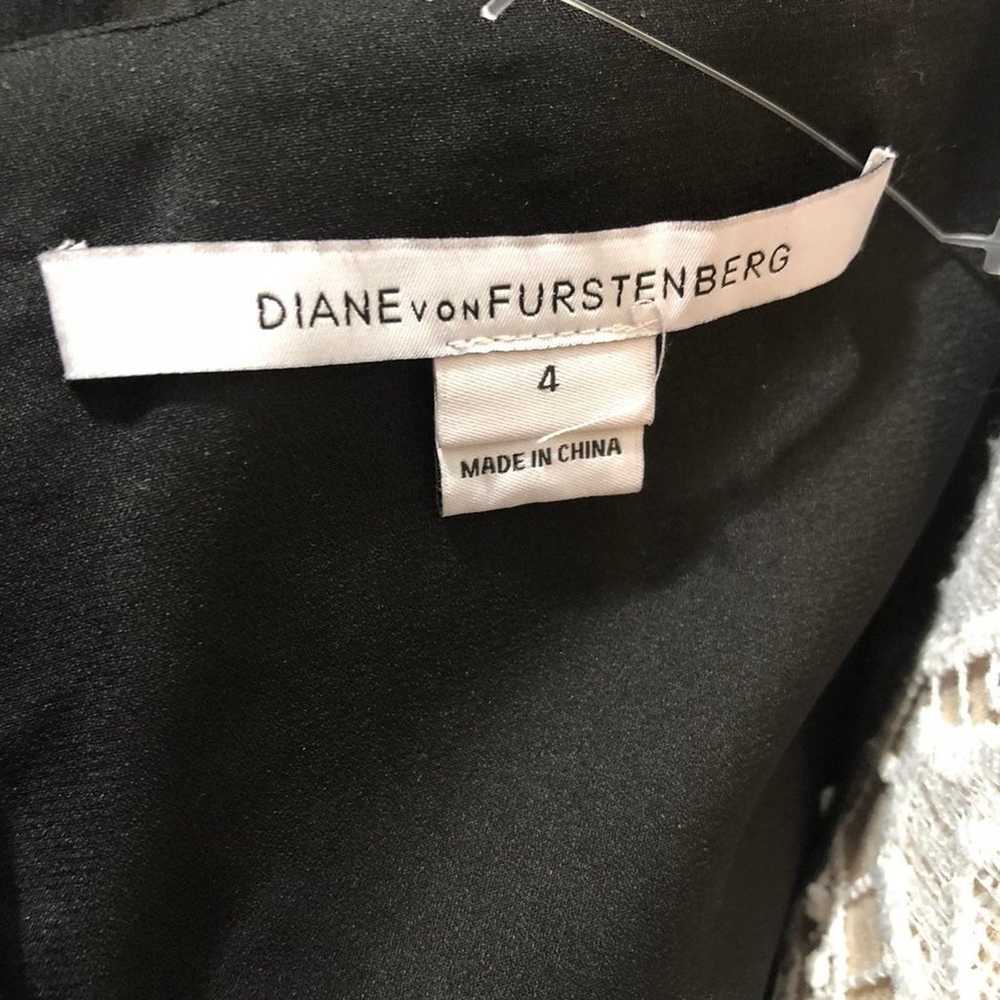 Diane von Furstenberg little black dress size 4 - image 11
