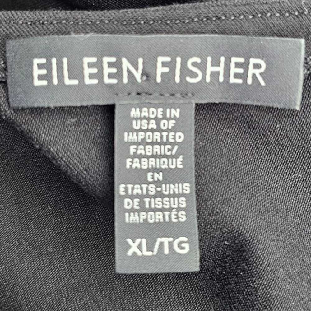 Women's - Eileen Fisher Black Jersey Cold Shoulde… - image 4