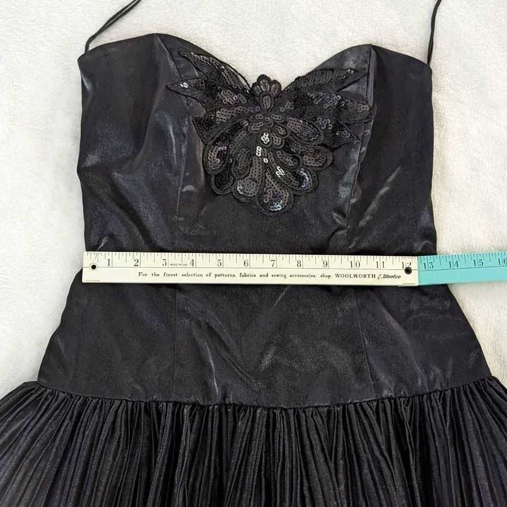 Td4 by Electra Vintage Black Ruffle Dress - image 11