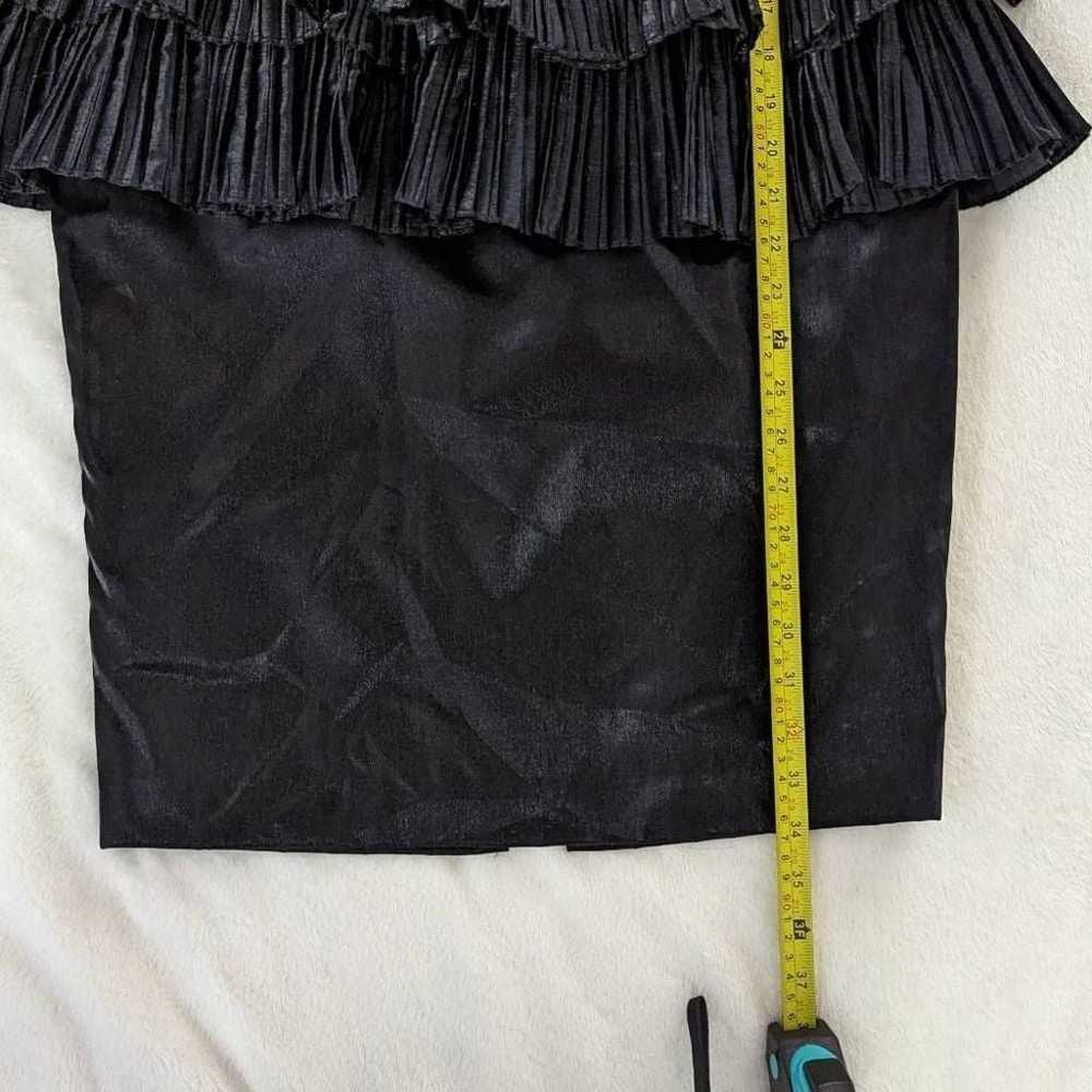 Td4 by Electra Vintage Black Ruffle Dress - image 9