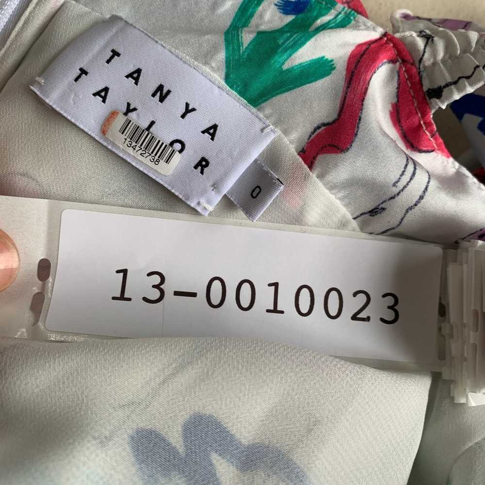 Tanya Taylor Dress Womens 0 Teigan White Multi-Co… - image 4