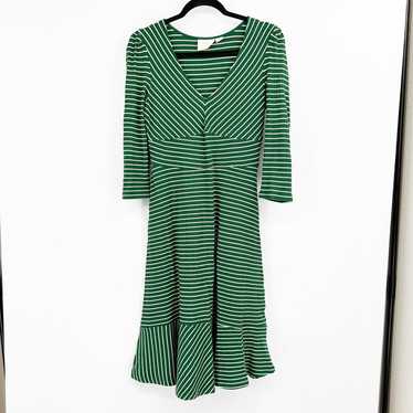 Maeve by Anthropologie Flores Striped Midi Dress - image 1
