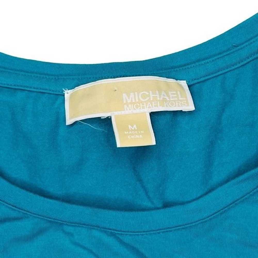 Michael Kors Women's Sleeveless Draped Dress Blue… - image 10