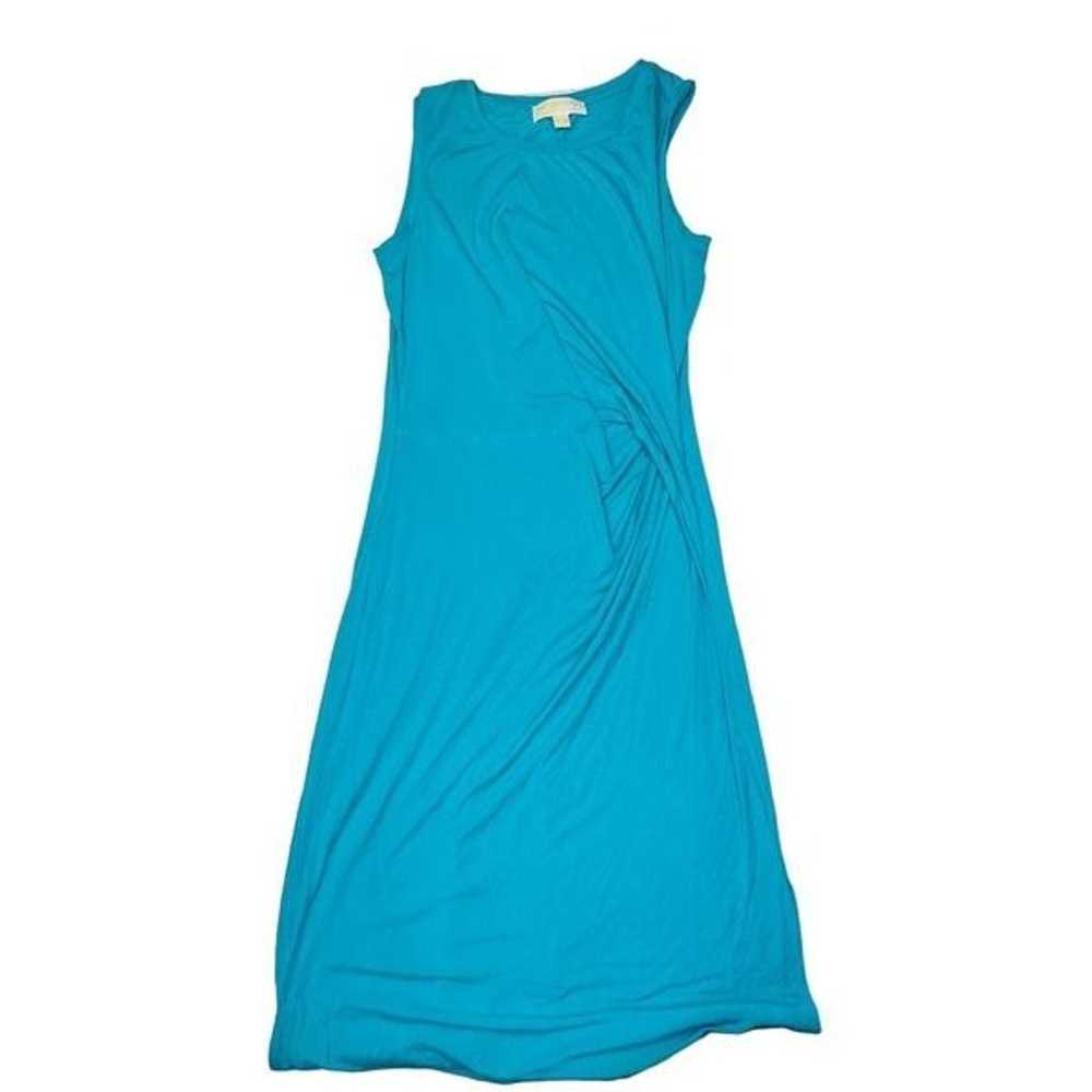 Michael Kors Women's Sleeveless Draped Dress Blue… - image 7