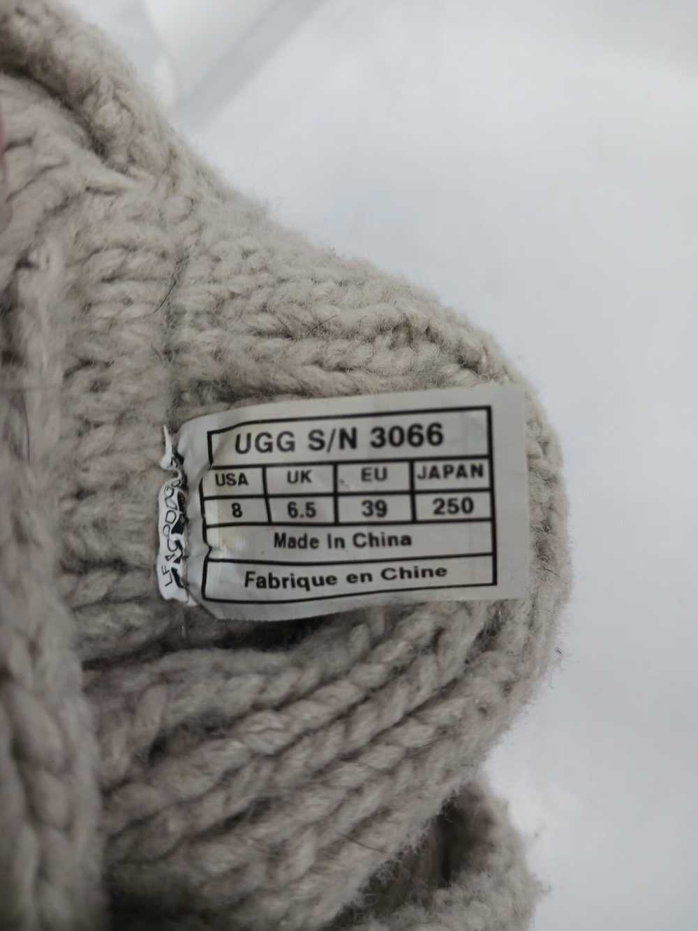 Gray Ugg Gray Knit Sock Boots Size 8 - image 2