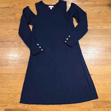 Lilly Pulitzer True Navy Faire Sweater Dress Size… - image 1