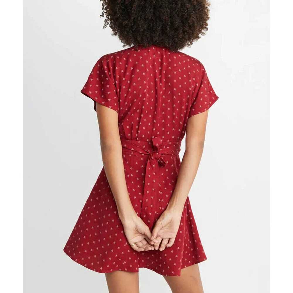 MARINE LAYER Camila Mini Dress Belted in Red Arro… - image 6