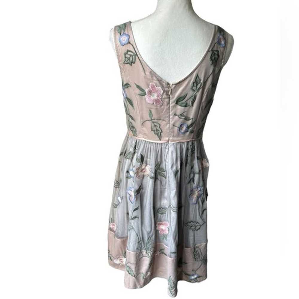 Sundance Peony Tea Tulle Floral Dress Sleeveless … - image 4