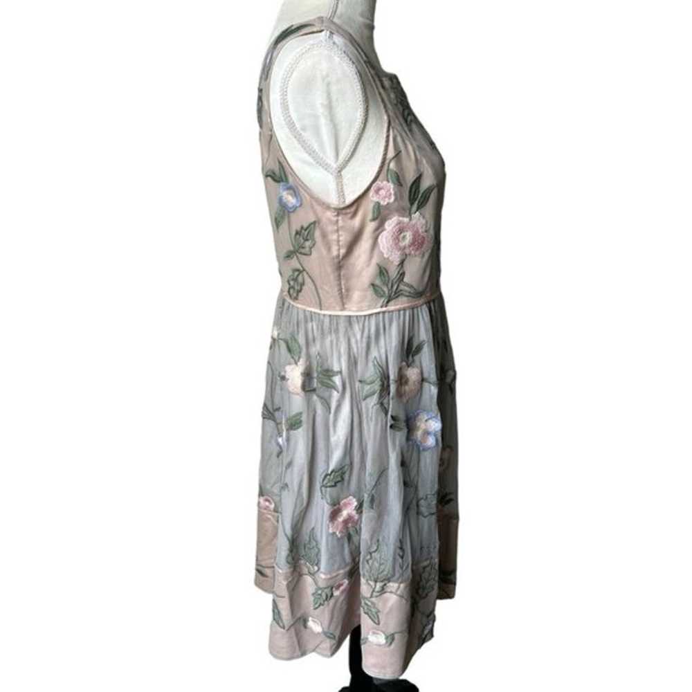 Sundance Peony Tea Tulle Floral Dress Sleeveless … - image 5