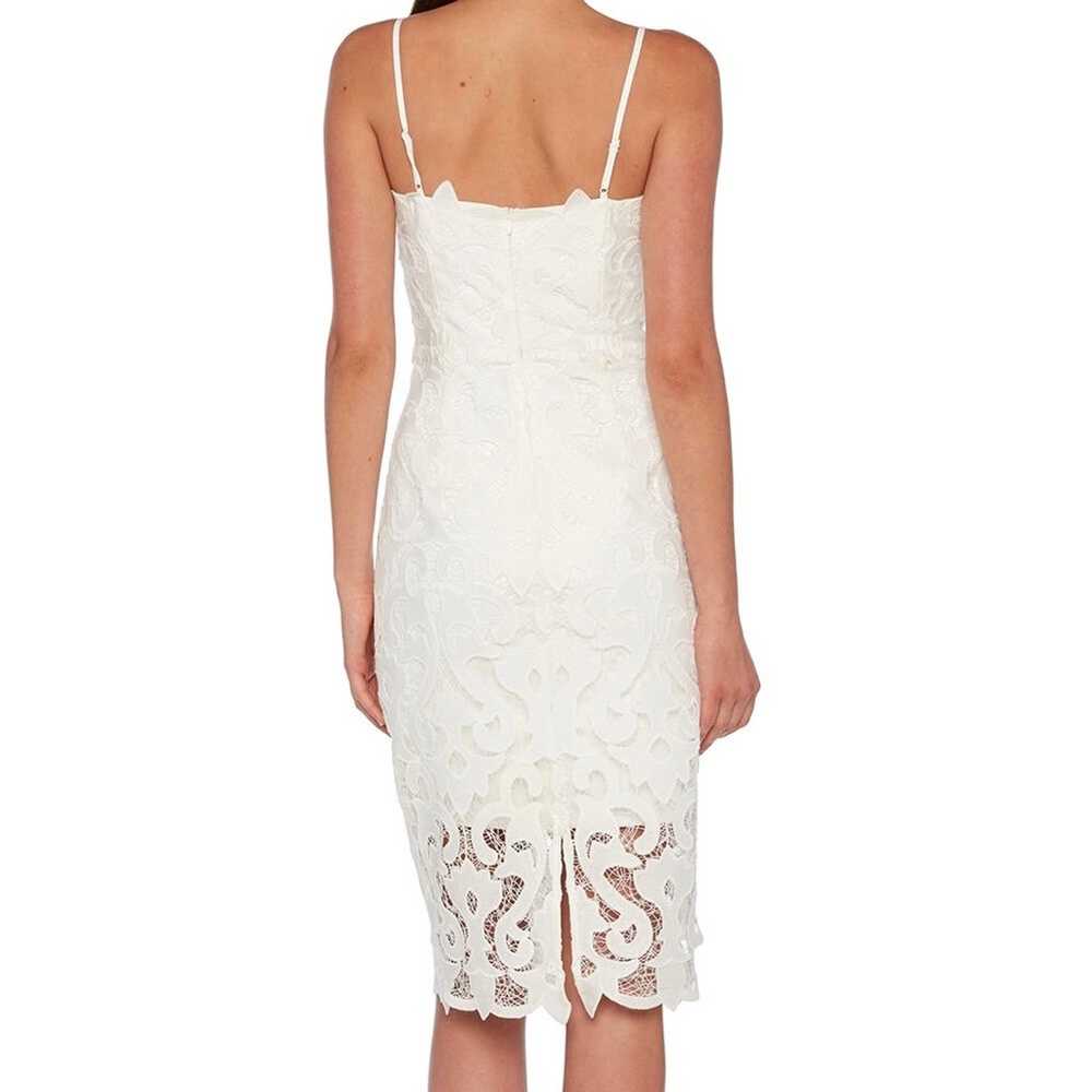 Bardot Lina Lace Ivory Sleeveless Midi Dress Size… - image 2