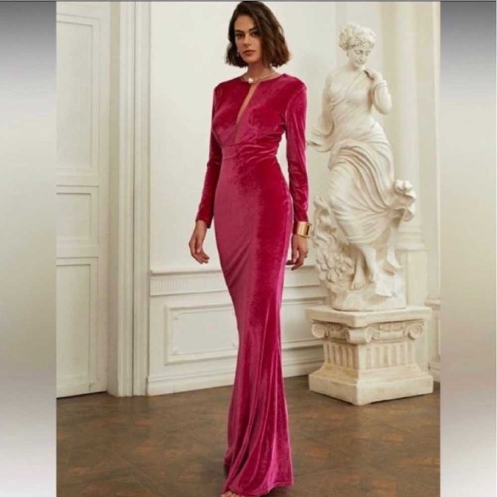 Missord Velvet Long sleeve Dress - image 3