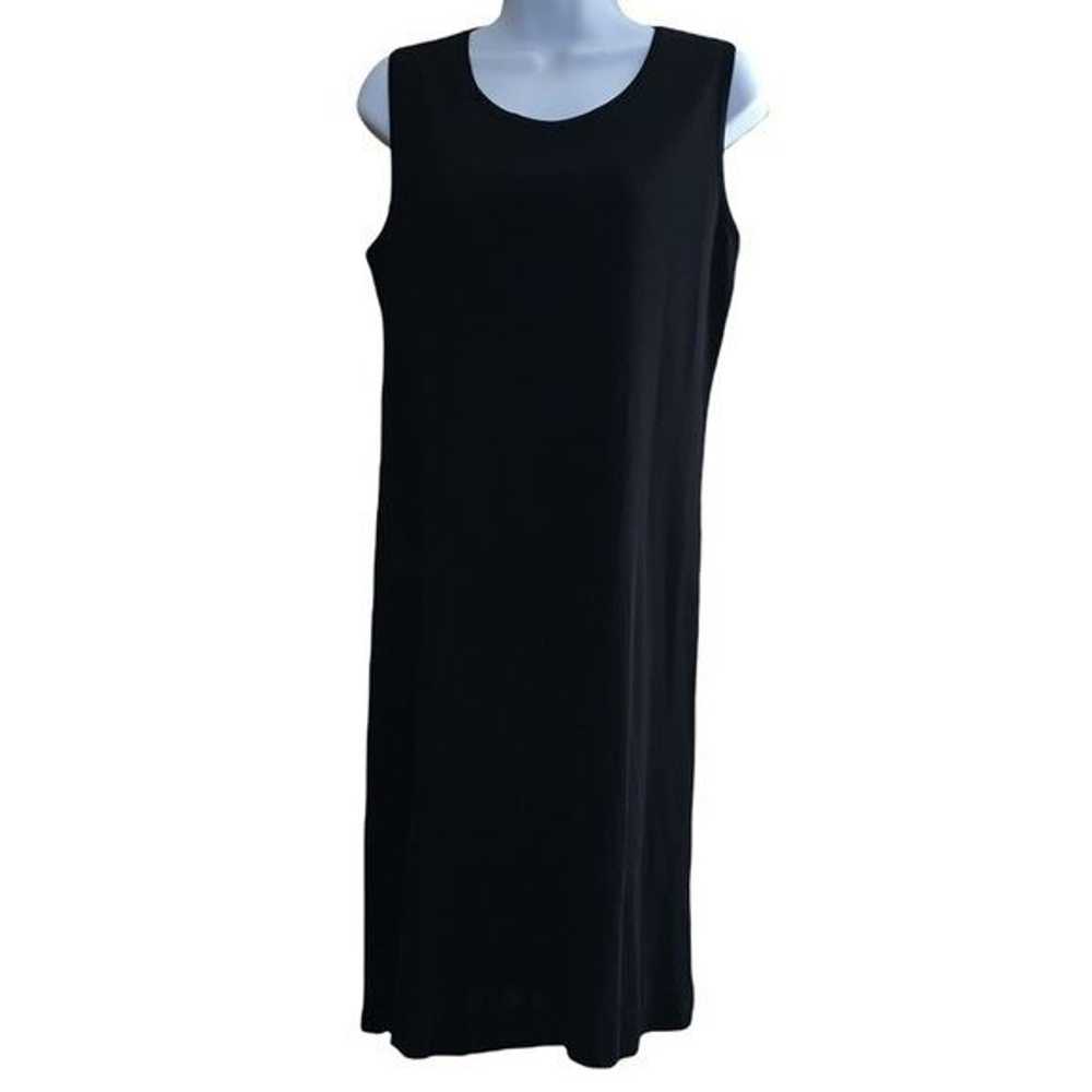 Exclusively Misook black sleeveless dress S - image 2