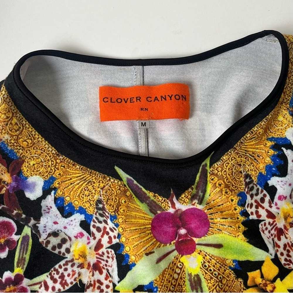 Clover Canyon Bodycon Dress Orchid Garden Mystic … - image 9