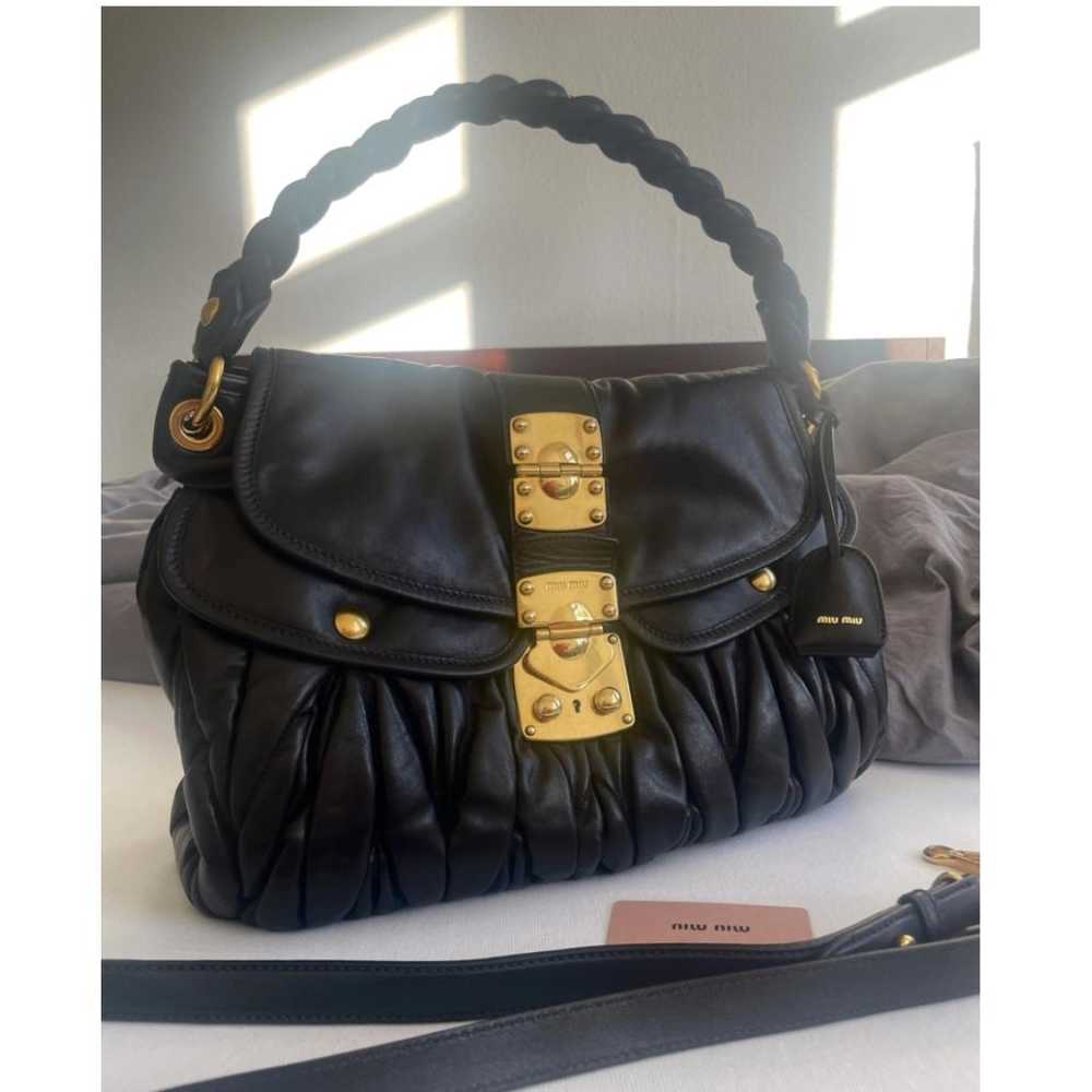 Miu Miu Coffer leather handbag - image 2