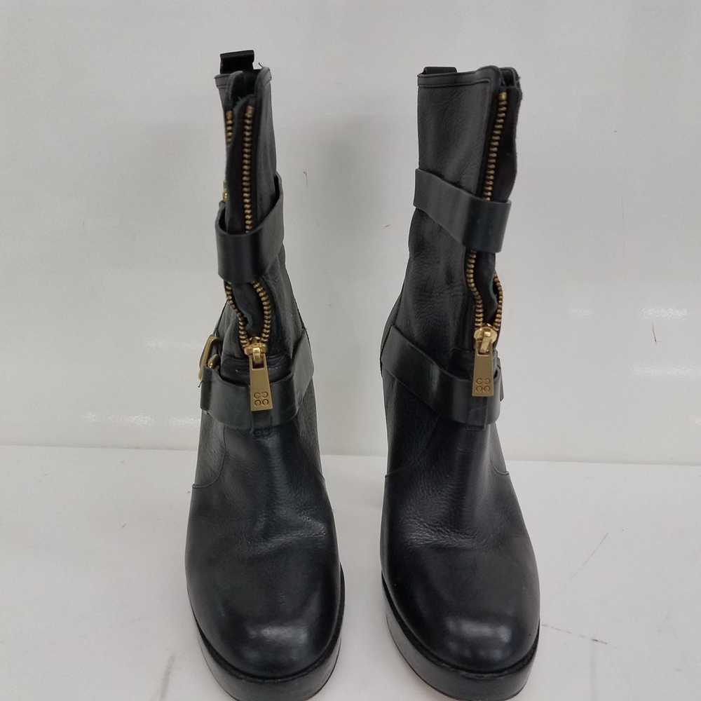 Coach Black Leather Boots Size 8B - image 3