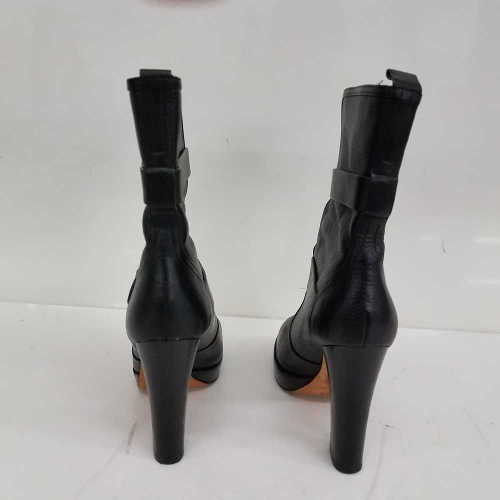 Coach Black Leather Boots Size 8B - image 4