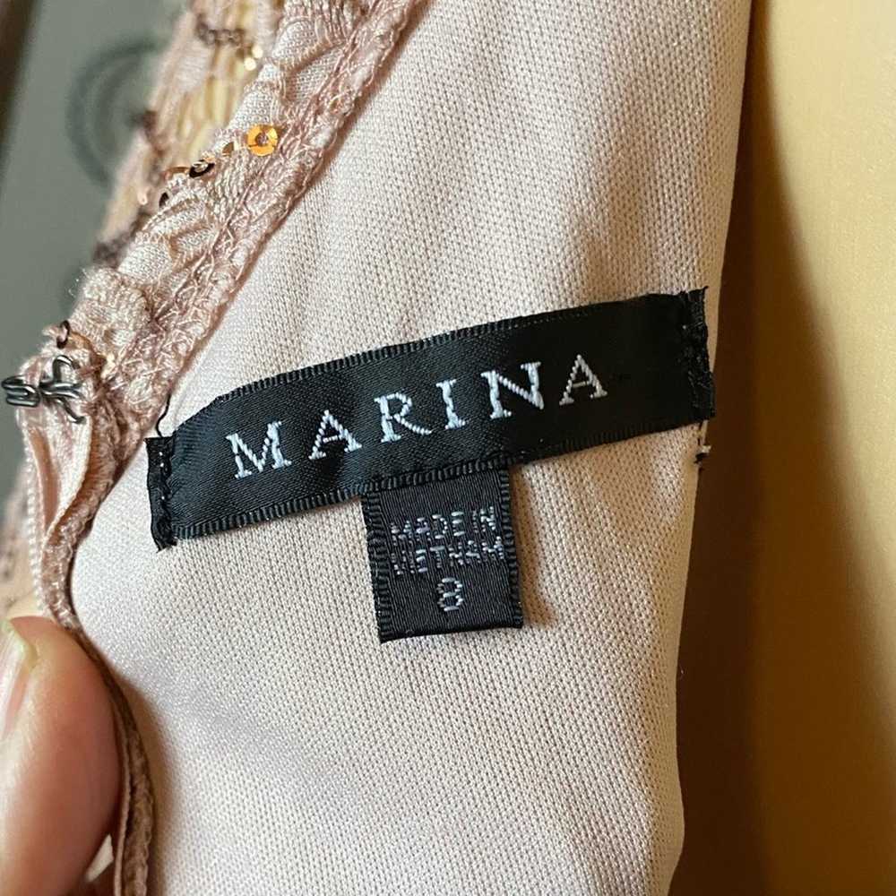 Nordstrom‘s Marina Sequin 3/4 Sleeve V-neck Gown … - image 3
