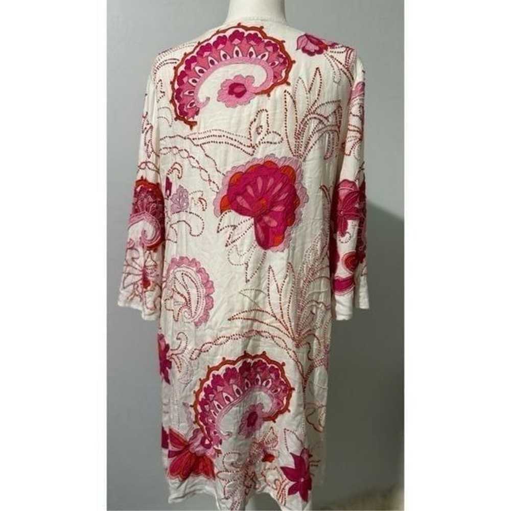 Boston Proper Bohemian embroidered beaded dress M - image 10