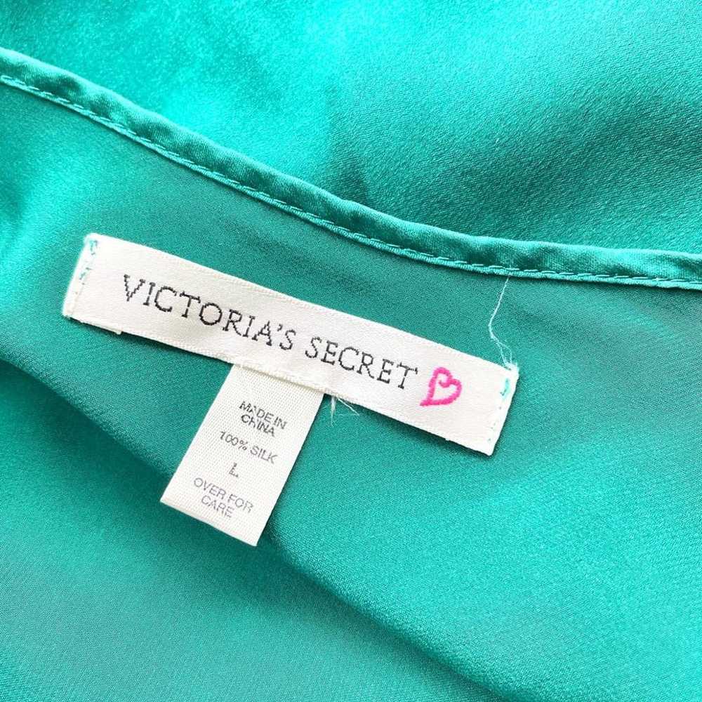Vintage 1990's Victoria's Secret Silk Satin Slip … - image 4