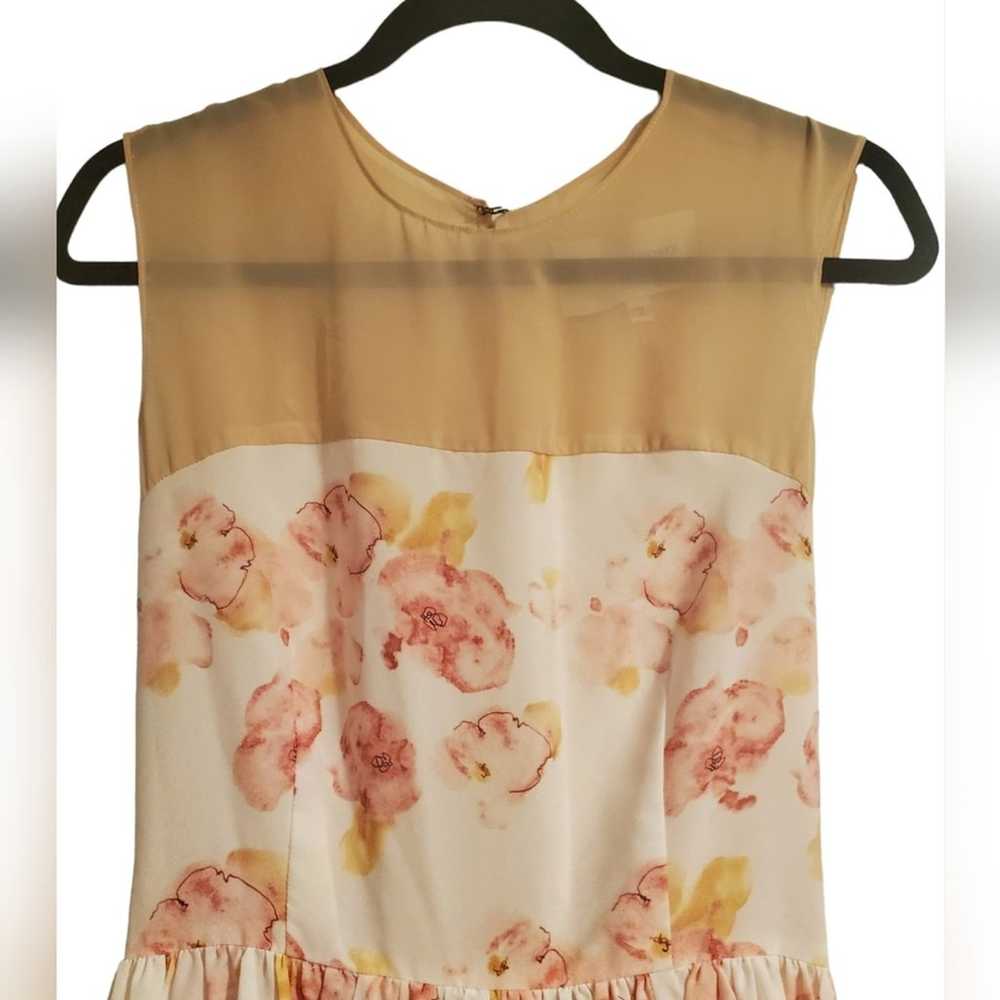 EUC Katherine Feiner Floral Maxi Dress with slit … - image 2