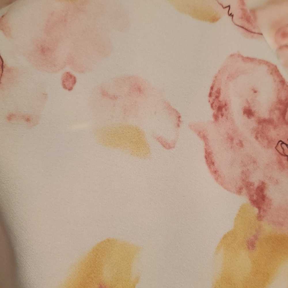 EUC Katherine Feiner Floral Maxi Dress with slit … - image 8