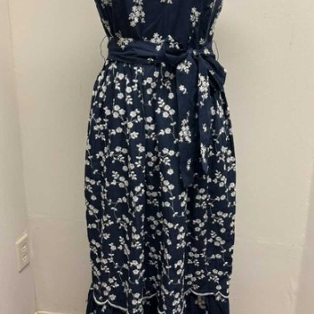 Ann Taylor embroidered romantic maxi sundress - image 1