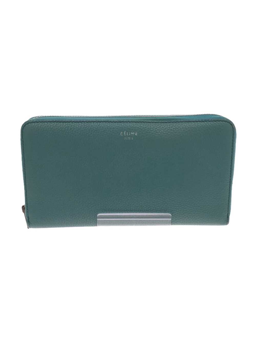 Celine Long Wallet Large Zipped Multifunction Blu… - image 1