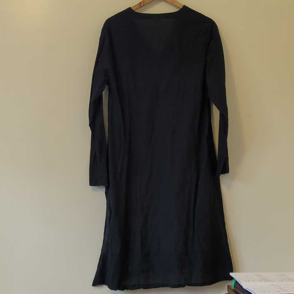 CP Shades Black Cotton Maxi Dress - image 4