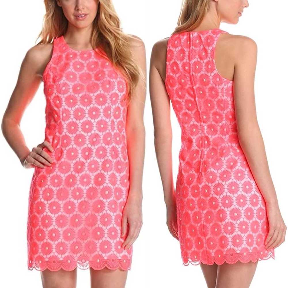 Lilly Pulitzer Shift Pearl Dress Pink - image 1