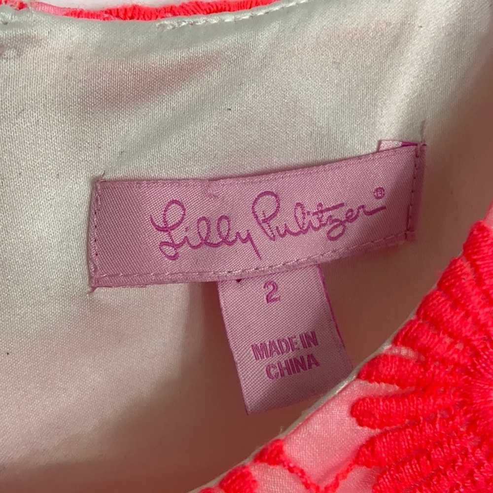 Lilly Pulitzer Shift Pearl Dress Pink - image 6