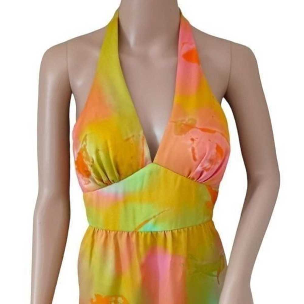 Tori Richard Honolulu Maxi Dress XS Vintage 70s C… - image 9