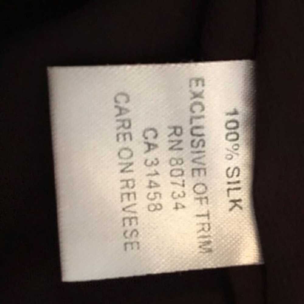 BLUMARINE Silk Mini Black Designer Mod Dress 100%… - image 8