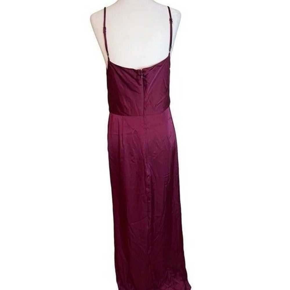 Hutch Carver Gown in Eggplant Wine 4 Womens Long … - image 6