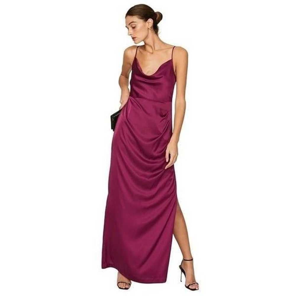 Hutch Carver Gown in Eggplant Wine 4 Womens Long … - image 9