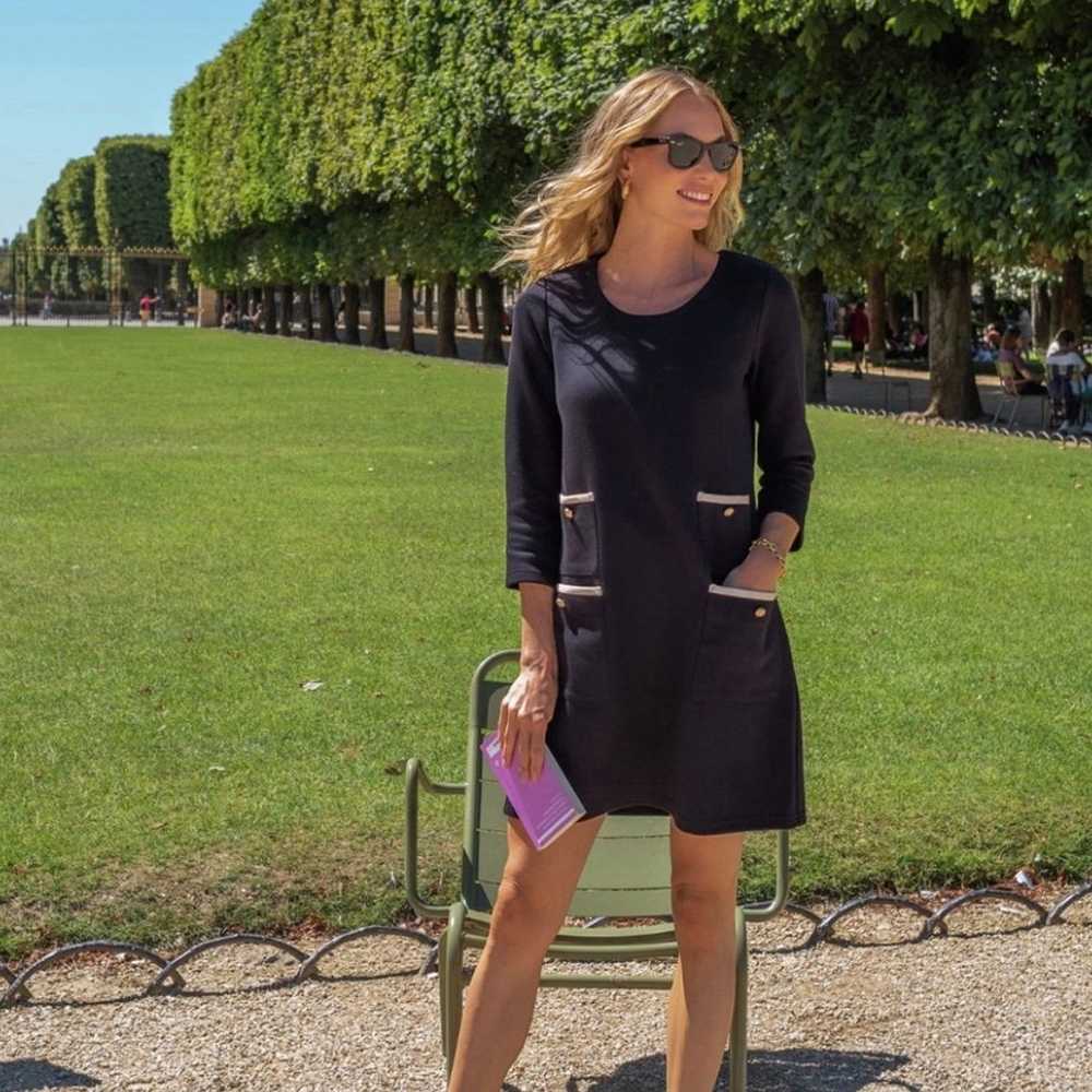TUCKERNUCK Black Francoise Mod Mini Dress Classic… - image 11