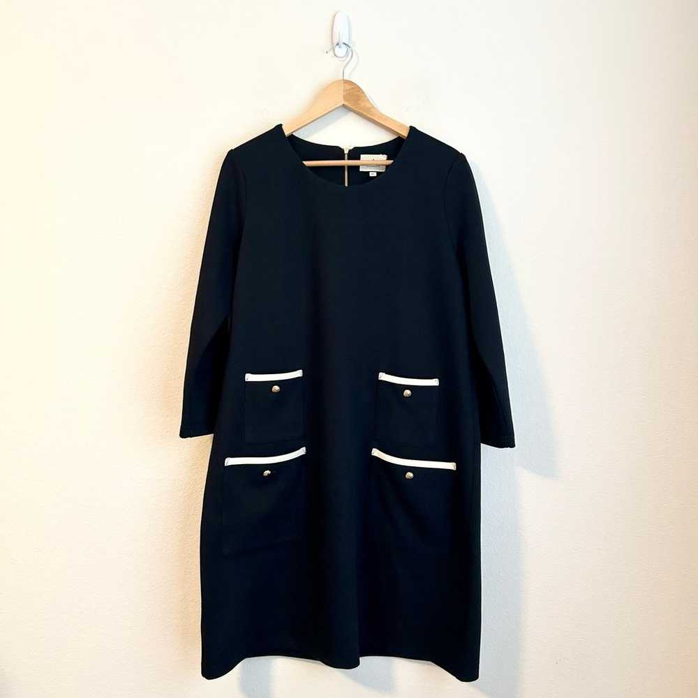 TUCKERNUCK Black Francoise Mod Mini Dress Classic… - image 1