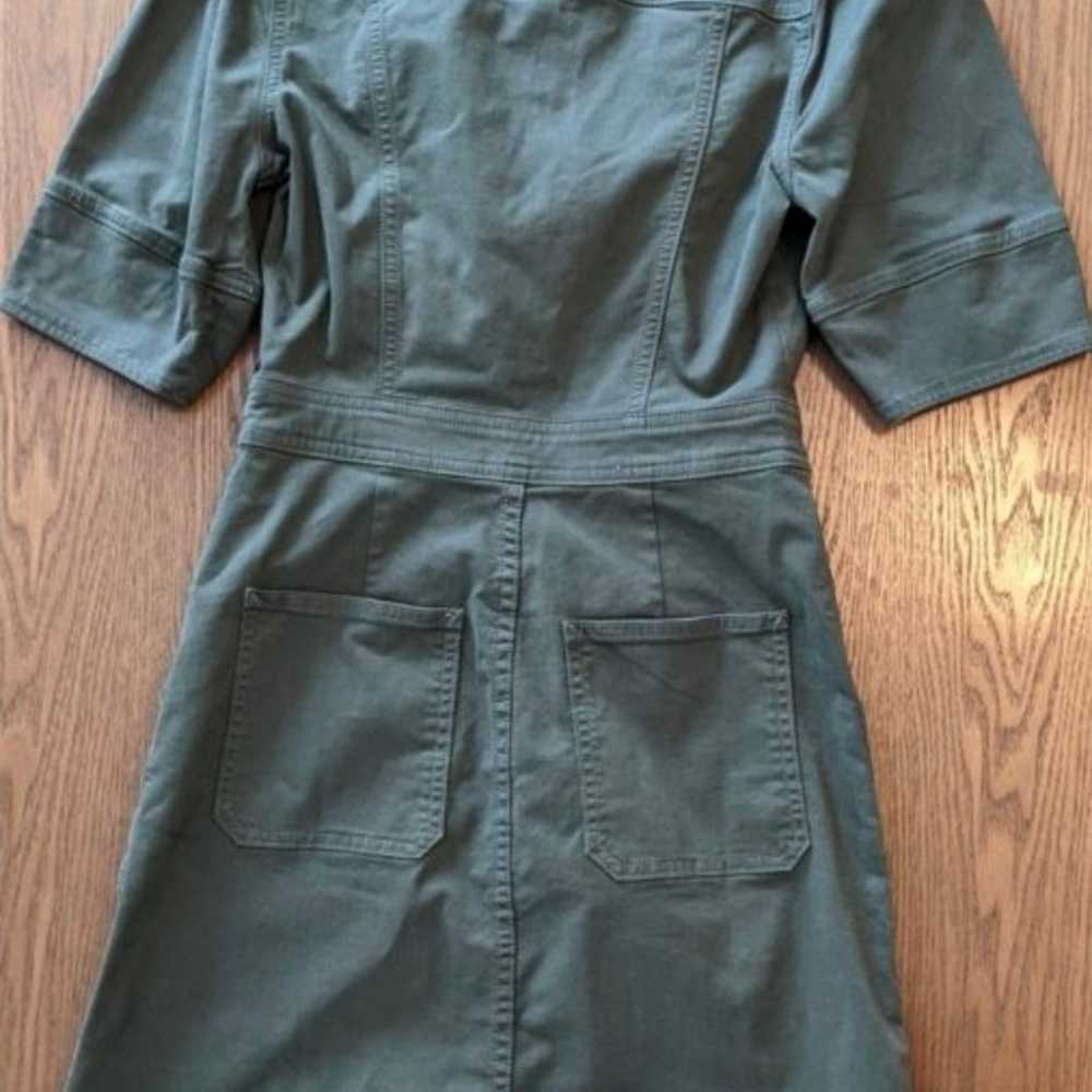 Veronica Beard Army Green Bree Minidress - image 3