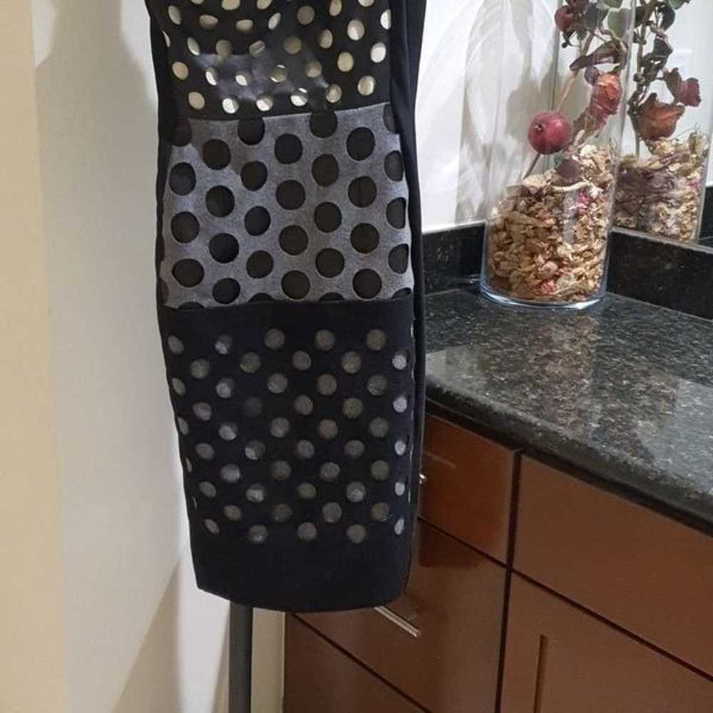 David Koma Polka Dot Print Midi Length Dress New … - image 3